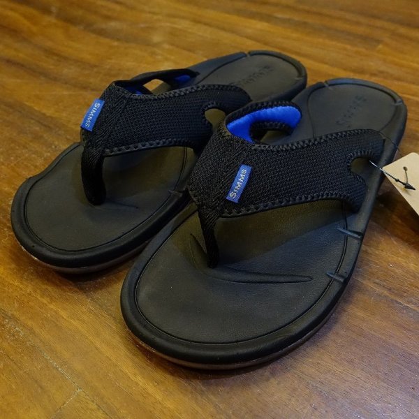 画像1: 【SIMMS】CHALLENGER FLIP FLOP - Black (1)