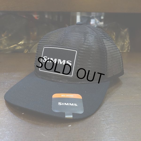 画像1: 【SIMMS】MESH ALL-OVER TRUCKER - BLACK (1)