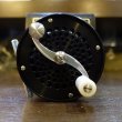 画像1: 【SARACIONE】Mark IV Trout Reels 3" MATT BLACK - RHW(BLACK&SILVERのリールフット付) (1)