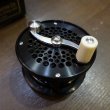 画像6: 【SARACIONE】Mark IV Trout Reels 3" MATT BLACK - RHW(BLACK&SILVERのリールフット付) (6)