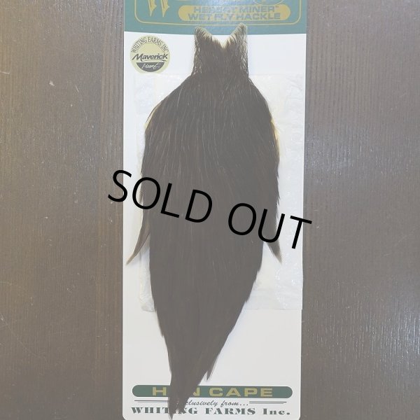 画像1: 【WHITING】Hebert Hen Cape DarkBrown Dun No.3 (1)
