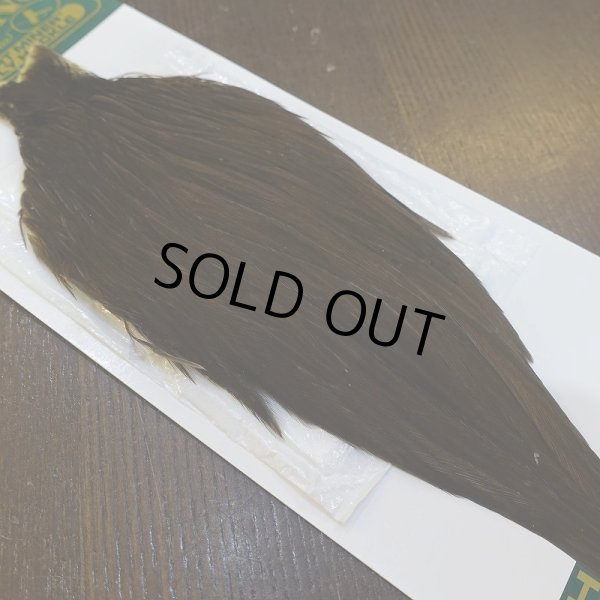 画像2: 【WHITING】Hebert Hen Cape DarkBrown Dun No.1 (2)