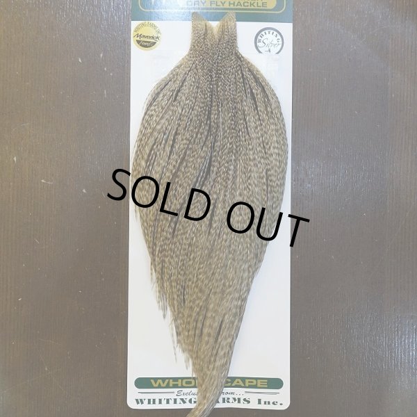 画像1: 【WHITING】Hebert ROOSTER CAPE Silver grade - DUN GRIZZLY No.1 (1)