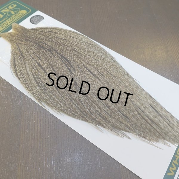 画像2: 【WHITING】Hebert ROOSTER CAPE Silver grade - DUN GRIZZLY No.1 (2)