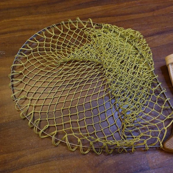 画像3: 【INSTANET】Mサイズ ウッドハンドル・クレモナネット(革ケース) (3)