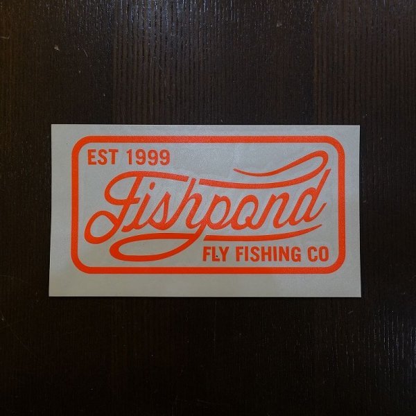 画像1: 【Fishpond】Thermal Die Cut Sticker Heritage Sticker - 5" - Orange (1)
