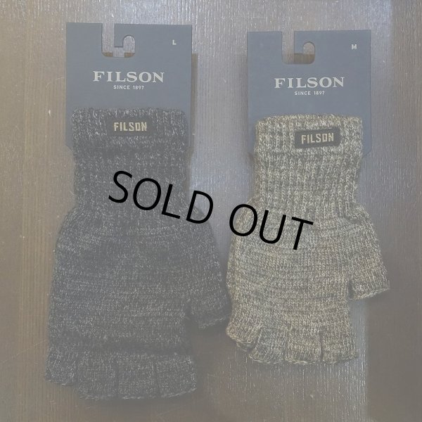 画像1: 【FILSON】FINGERLESS KNIT GLOVES フィンガーレス ニット グローブ (1)