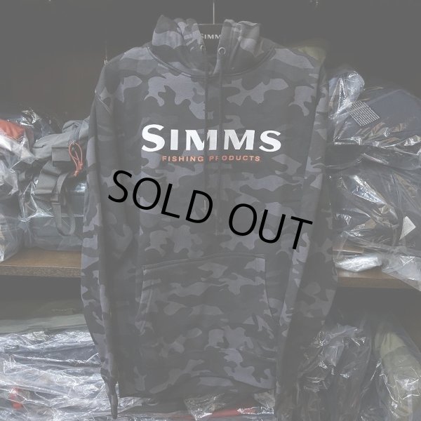 画像1: 【SIMMS】SIMMS LOGO HOODY - WOODLAND CAMO CARBON (1)