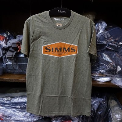 画像1: 【SIMMS】SIMMS LOGO FRAME T-SHIRT(SALE)