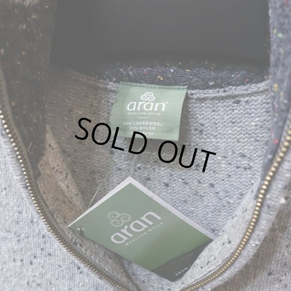 画像4: 【Aran Woollen Mills】Donegal Tweed Half Zip Sweater (4)