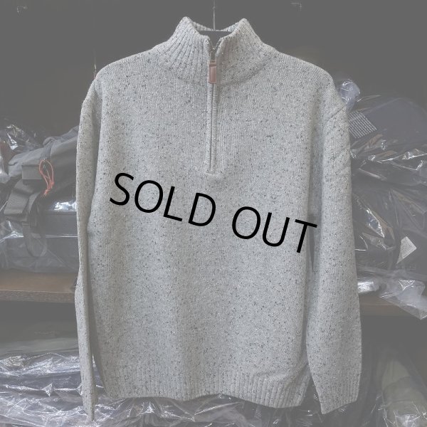 画像2: 【Aran Woollen Mills】Donegal Tweed Half Zip Sweater (2)
