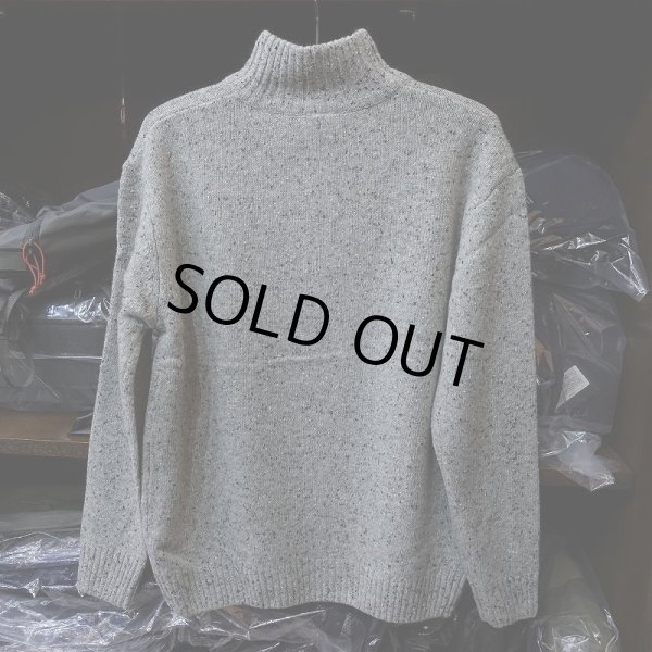 画像3: 【Aran Woollen Mills】Donegal Tweed Half Zip Sweater (3)