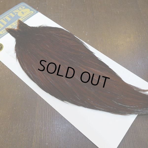 画像2: 【WHITING】High & Dry ROOSTER Cape - Dyed Coachman Brown No.2 (2)