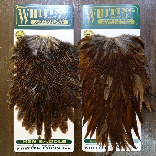 画像1: 【Whiting】HEBERT Hen Saddle - WILD TYPE BROWN (1)