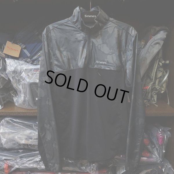 画像1: 【SIMMS】Solarflex Wind Half Zip Shirt - Black/Regiment Camo Carbon(SALE) (1)