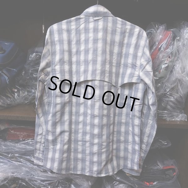 画像2: 【SIMMS】Big Sky LS Shirt - Storm/Simms Orange Plaid (2)