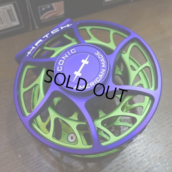 画像7: 【HATCH】ICONIC 7 PLUS REEL LA - Jokester Purple/Green (7)