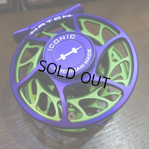 画像7: 【HATCH】ICONIC 3 PLUS REEL LA - Jokester Purple/Green (7)