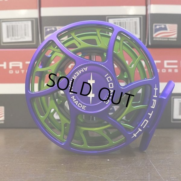 画像2: 【HATCH】ICONIC 7 PLUS REEL LA - Jokester Purple/Green (2)