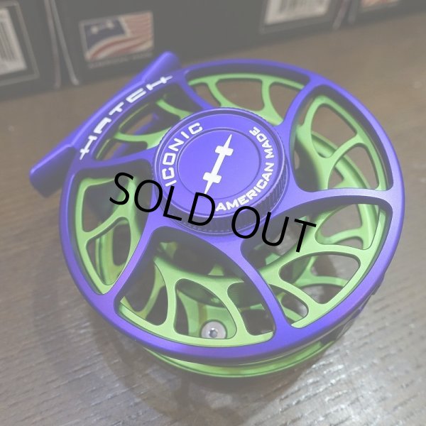 画像7: 【HATCH】ICONIC 4 PLUS REEL LA - Jokester Purple/Green (7)