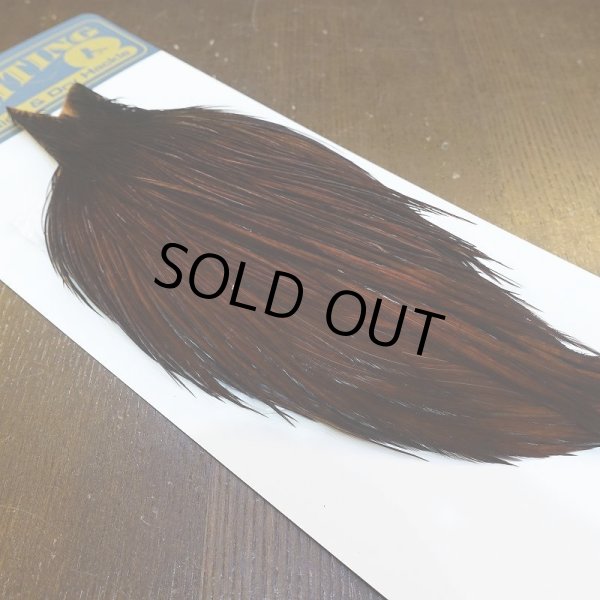 画像2: 【WHITING】High & Dry ROOSTER Cape - Dyed Coachman Brown No.3 (2)