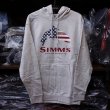 画像1: 【SIMMS】Wooden Flag Trout Hoody - Grey Heather (1)