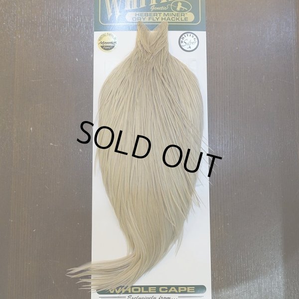 画像1: 【WHITING】Hebert Silver Grade ROOSTER CAPE - PALE WATERLY DUN No.1 (1)