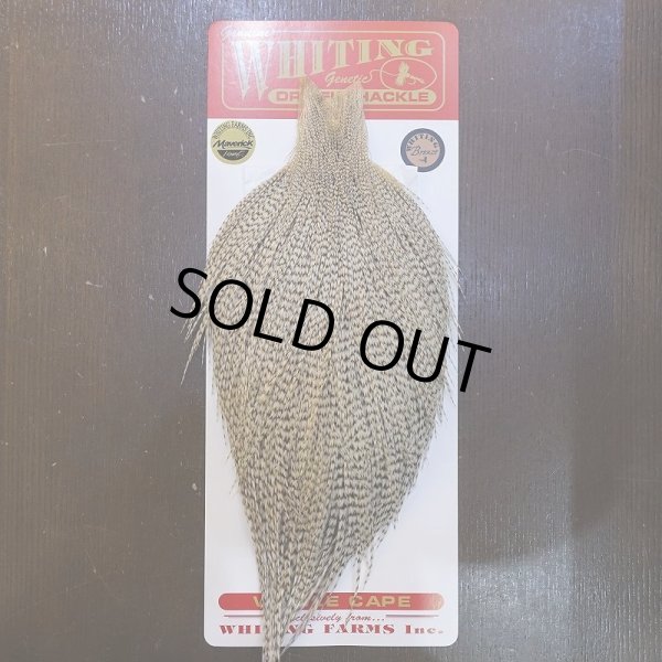 画像1: 【Whiting】ROOSTER CAPE Bronze Grade - DUN Grizzly No.1 (1)