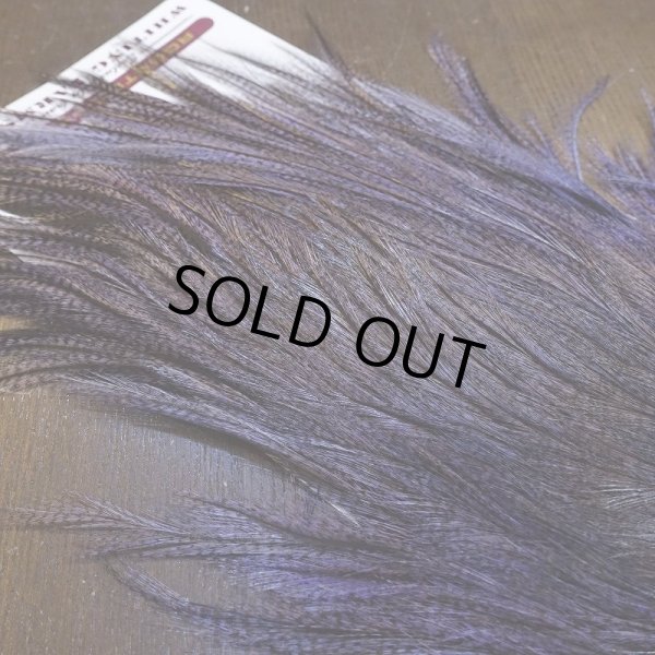 画像4: 【WHITING】Coq de Leon Saddle Bronze Grade - DYED BADGER/LAVENDER (4)