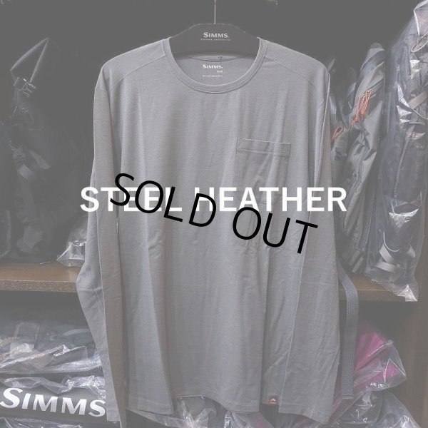 画像1: 【SIMMS】GLADES CREW - STEEL HEATHER(SALE) (1)