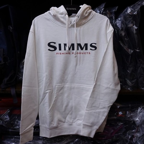 画像1: 【SIMMS】LOGO HOODY - WHITE (1)