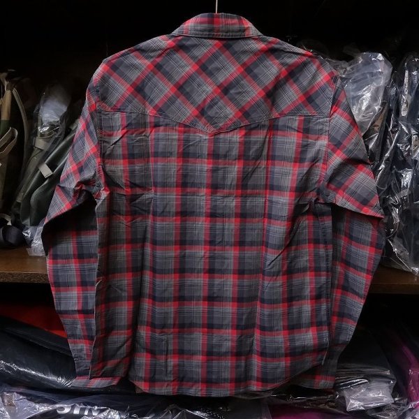 画像2: 【SIMMS】Brackett LS Shirt - AUBURN RED/BLACK WINDOW PLAID(SALE) (2)