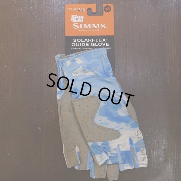 画像1: 【SIMMS】Solarflex Guide Glove - Cloud camo blue(SALE) (1)