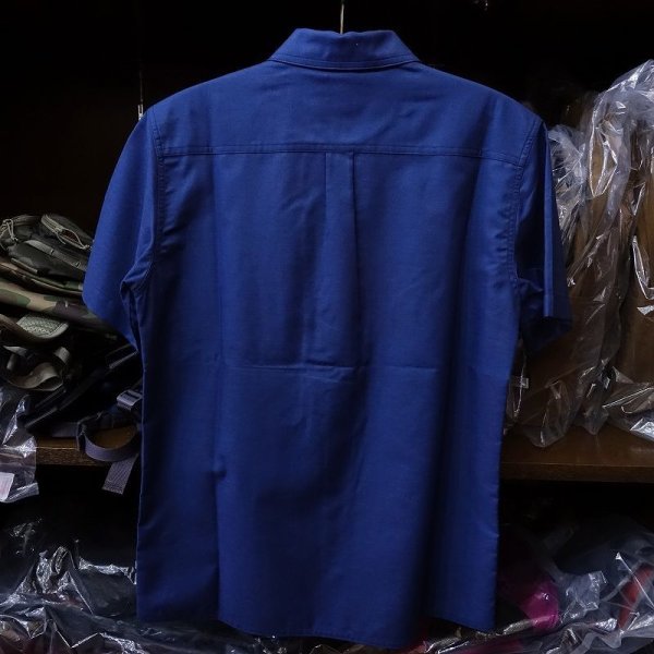 画像2: 【SIMMS】Simms Shop Shirt - Navy 2(SALE) (2)