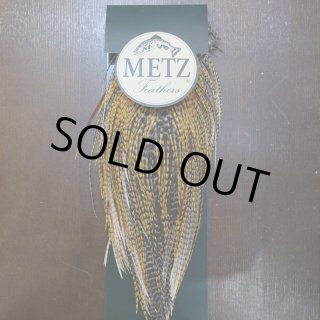 メッツコックハックルグレード#2 10%OFF メッツ コックサドル ＃2 ライトブルーダン No.1