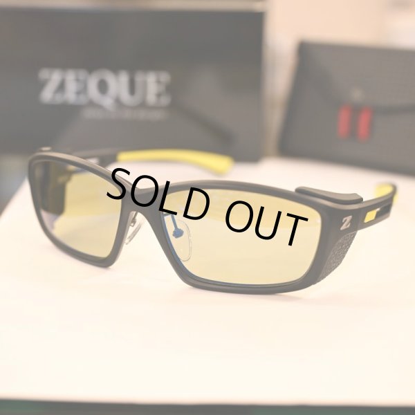 画像1: 【Zeque】HOVER F-1978 MATTE BLACK/ YELLOW (EASE GREEN/ BLUE MIRROR) (1)