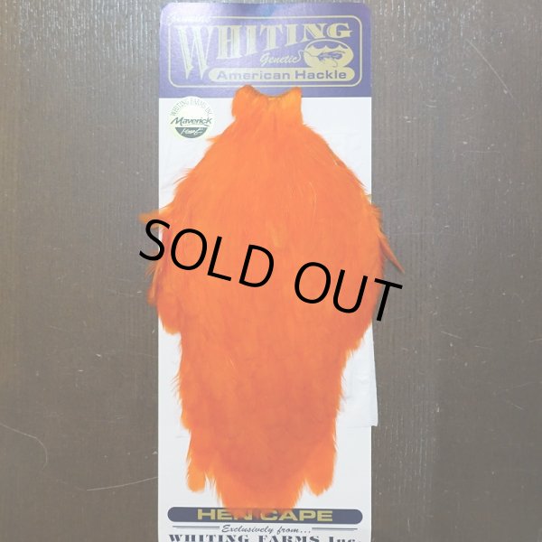 画像1: 【WHITING】American Hackle Hen Cape - Orange (1)