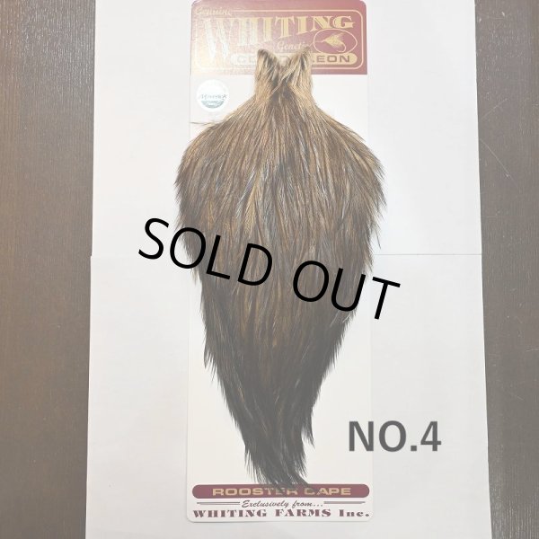 画像4: 【WHITING】Coq de Leon ROOSTER CAPE - Speckled Badger (4)