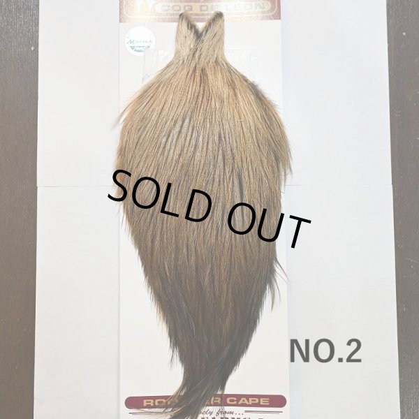 画像2: 【WHITING】Coq de Leon ROOSTER CAPE - Speckled Badger (2)