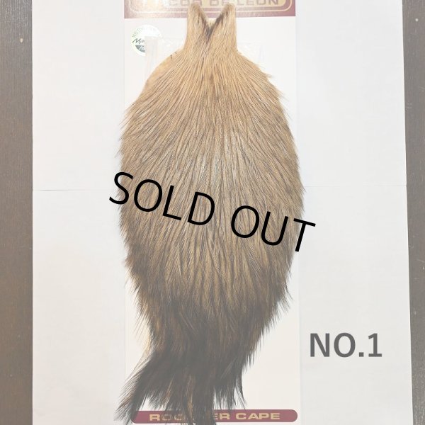 画像1: 【WHITING】Coq de Leon ROOSTER CAPE - Speckled Badger (1)