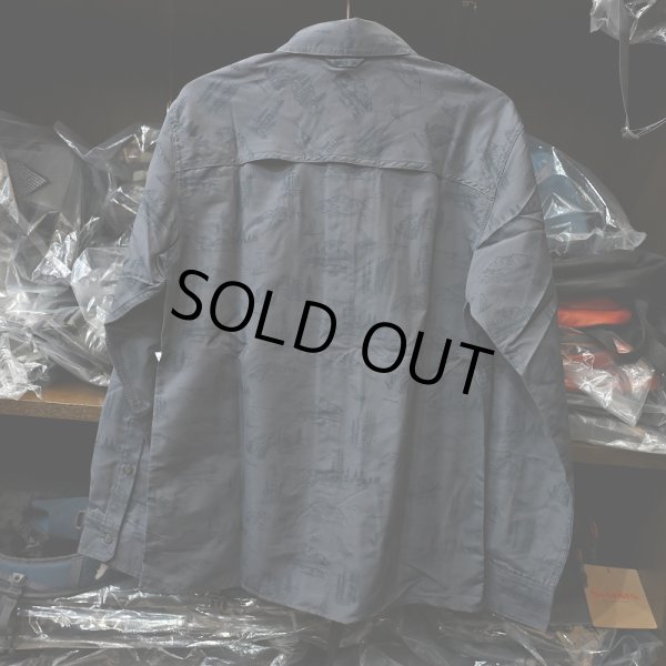 画像2: 【SIMMS】Guide Shirt - selvedge mayfly print(SALE) (2)