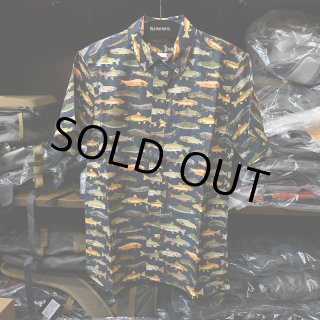 SIMMS TAILOUT SS SHIRT - TROUT PARADE