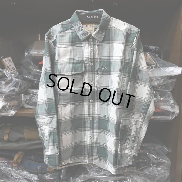 画像1: 【SIMMS】Guide Flannel - Forest/White Dimensional Buffalo #US-M(SALE) (1)