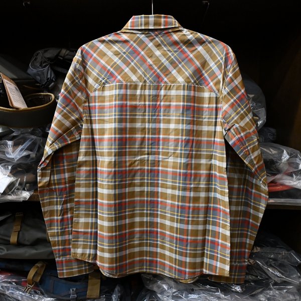 画像2: 【SIMMS】Bugstopper Stone Cold LS Shirt - CHESTNUM MULTI PLAID (2)