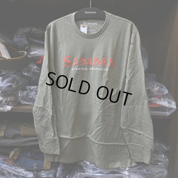 画像2: 【SIMMS】SIMMS LOGO LS TEE(SALE) (2)