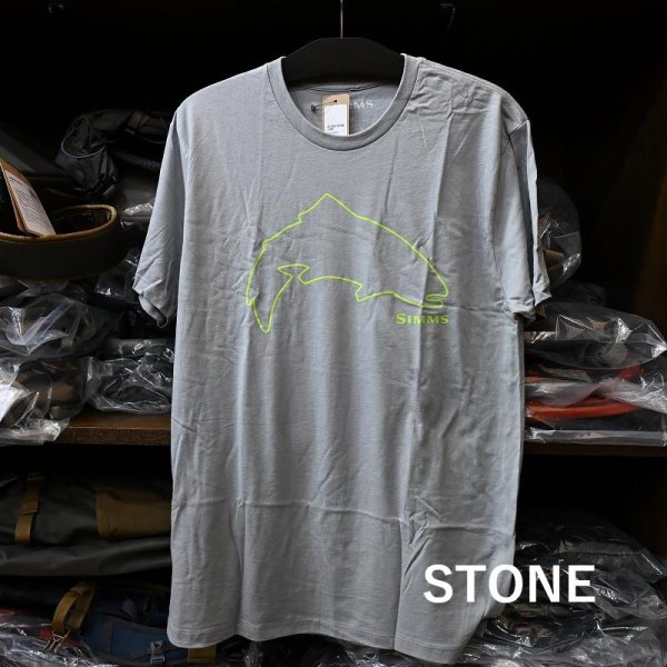 画像2: 【SIMMS】TROUT OUTLINE T-SHIRT(SALE) (2)