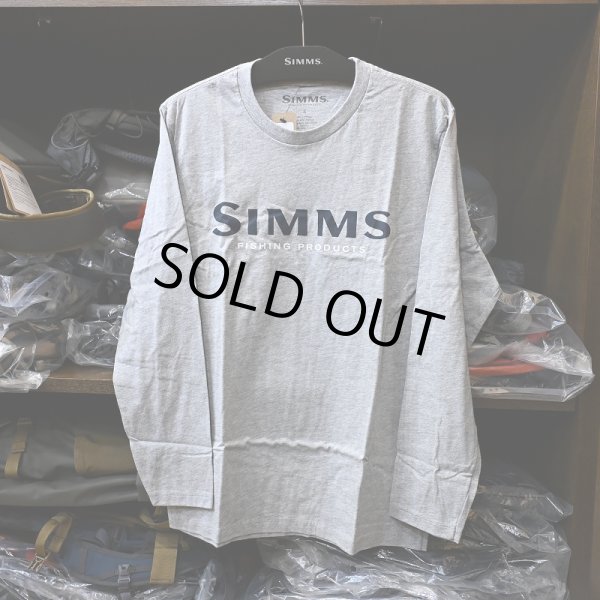 画像1: 【SIMMS】SIMMS LOGO LS TEE(SALE) (1)