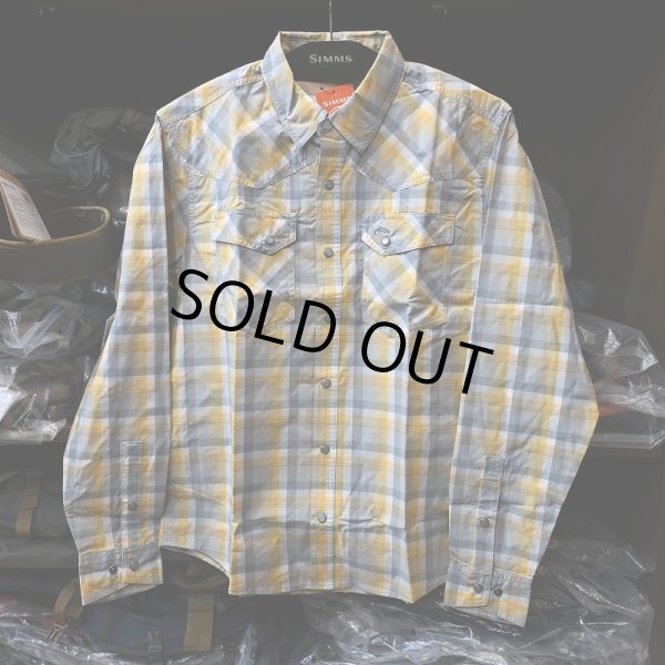 画像1: 【SIMMS】Brackett LS Shirt - SUNRISE/STORM WINDOW PLAID (1)