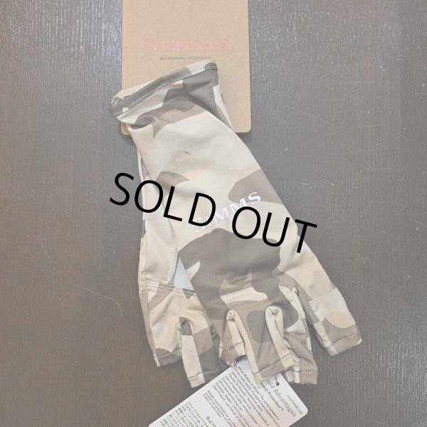 画像1: 【SIMMS】Bugstopper Sun Glove - WOODLAND CAMO SANDBAR #US-L(SALE) (1)