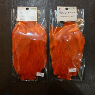 ANGLE】インドコックハックルケープ(ホワイト)